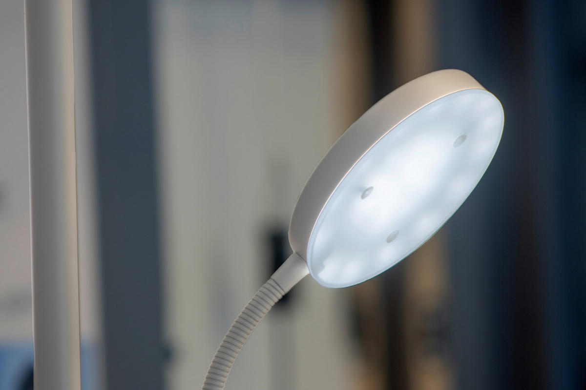 LED-STEHLEUCHTE  30/182/50 cm   - Sandfarben, KONVENTIONELL, Metall (30/182/50cm) - Fischer & Honsel