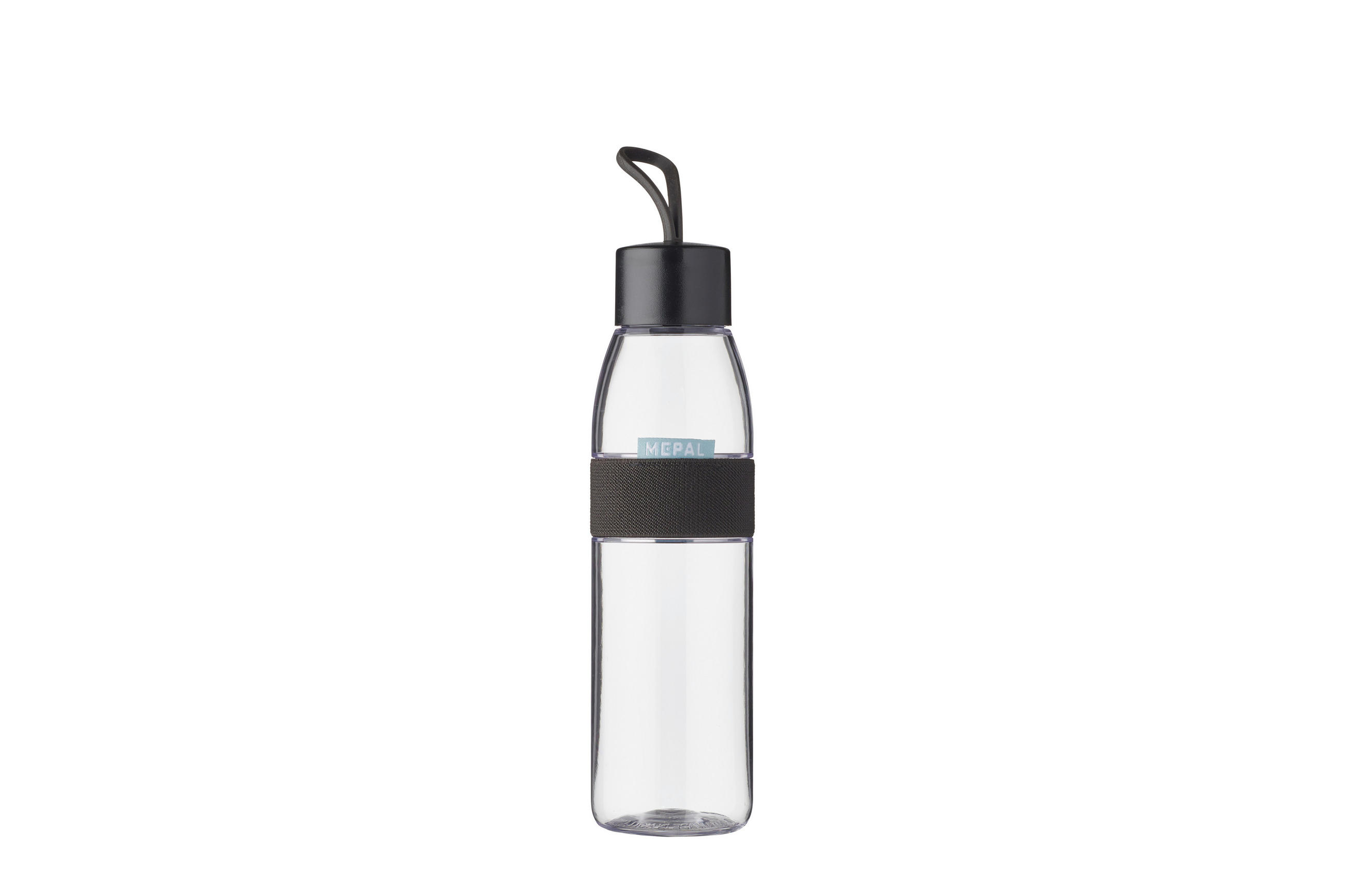 UNIVERSALFLASCHE 0,5 l ELLIPSE  - Schwarz, KONVENTIONELL, Kunststoff (6,3/6,3/27cm) - Mepal