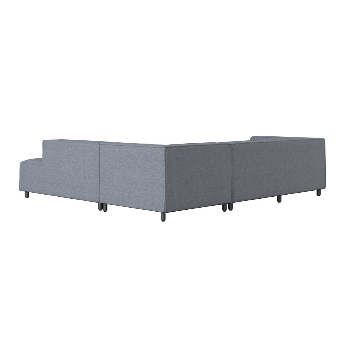 Outdoorsofa 268/69/238 cm Stahl  - Dunkelgrau, MODERN, Textil/Metall (268/69/238cm) - Ambia Garden