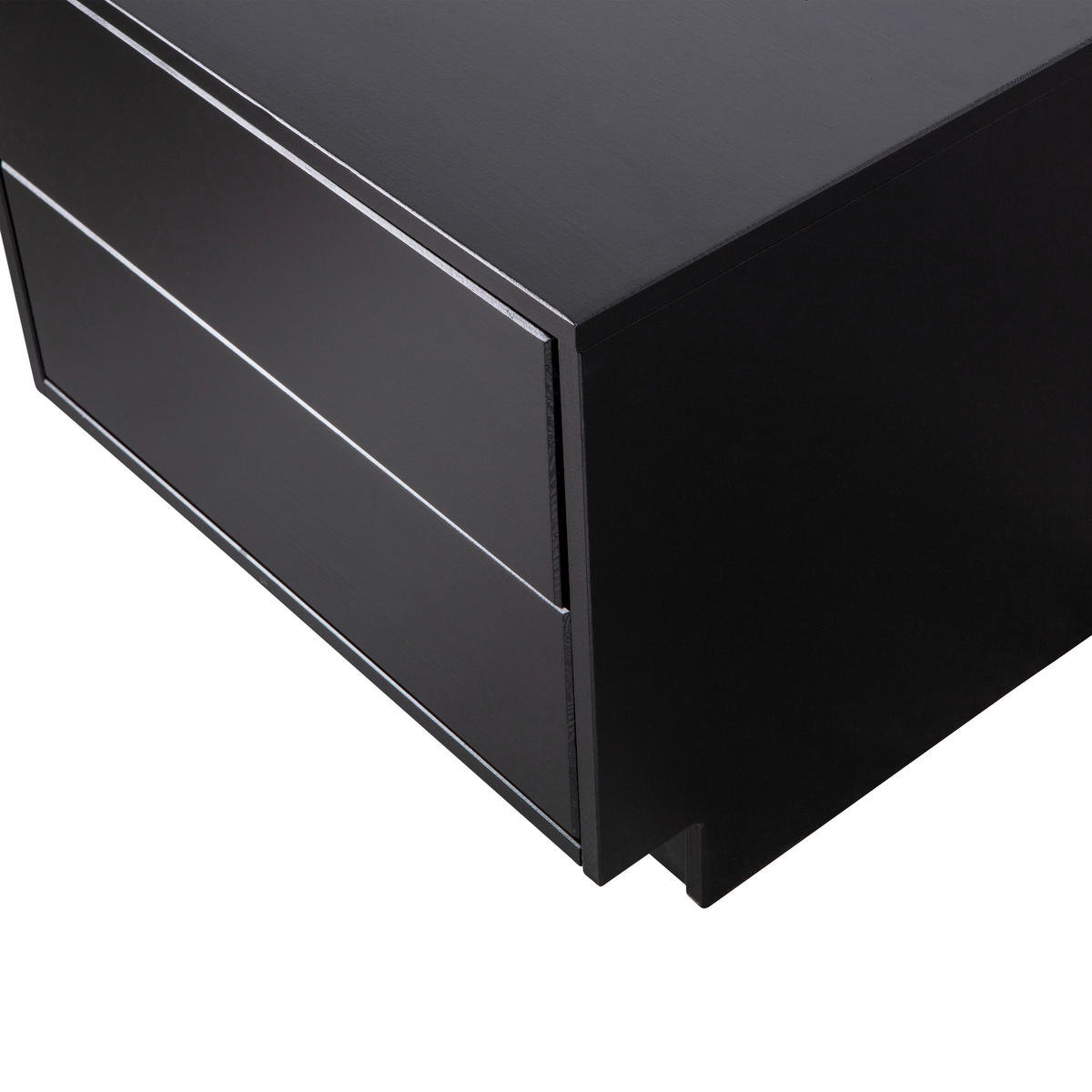 LOWBOARD Finca  in 50/40/40 cm  - Schwarz, Design, Holz (50/40/40cm) - Livetastic
