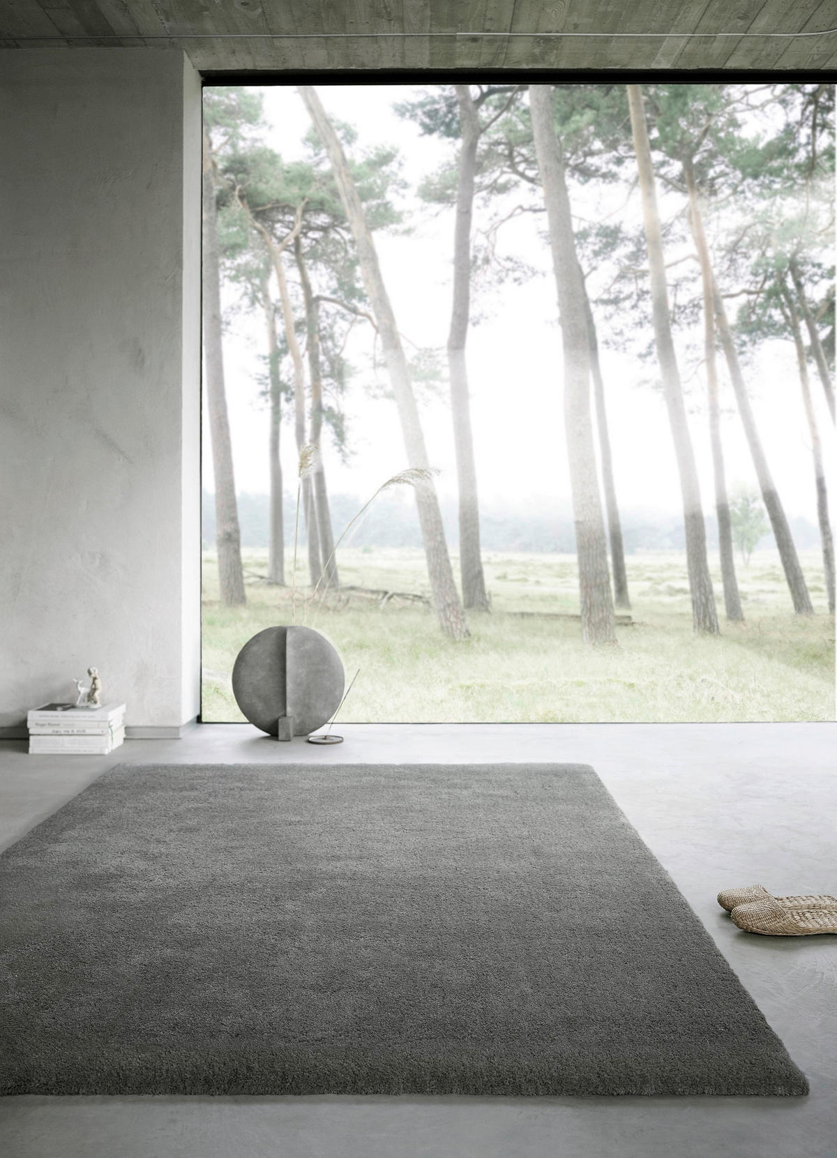 HOCHFLORTEPPICH 160/230 cm Emilia Grau  - Grau, Design, Textil (160/230cm) - WECON HOME BASIC