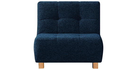 SCHLAFSESSEL Juice in Flachgewebe Dunkelblau  - Naturfarben/Dunkelblau, Design, Holz/Textil (85/92/102cm) - Novel