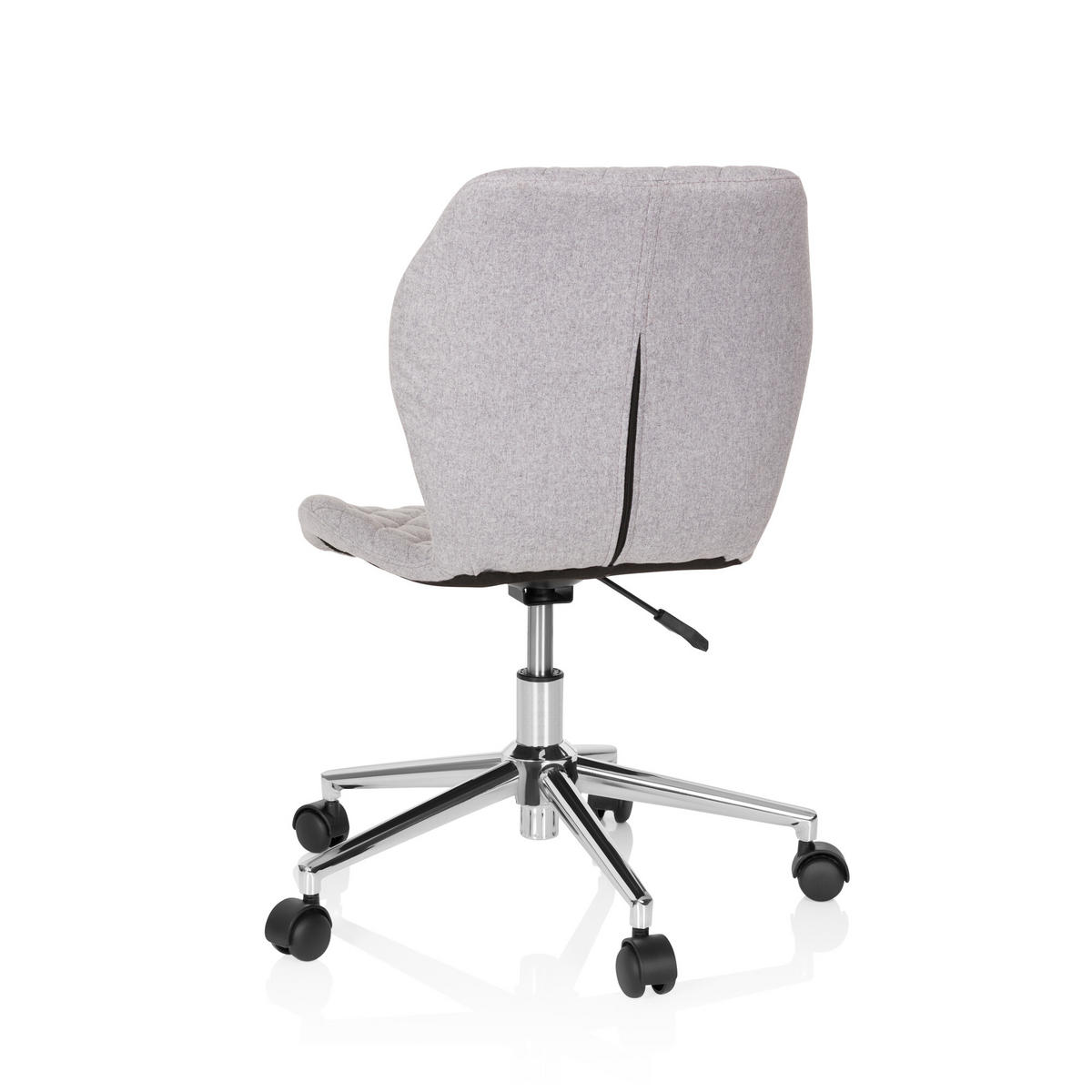 JUGENDDREHSTUHL Hellgrau  - Hellgrau, Basics, Kunststoff/Textil (47/73-83/43cm) - MID.YOU