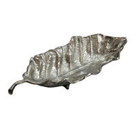 Bol Decorativ - argintiu, Design, metal (67/27/11cm) - Livetastic