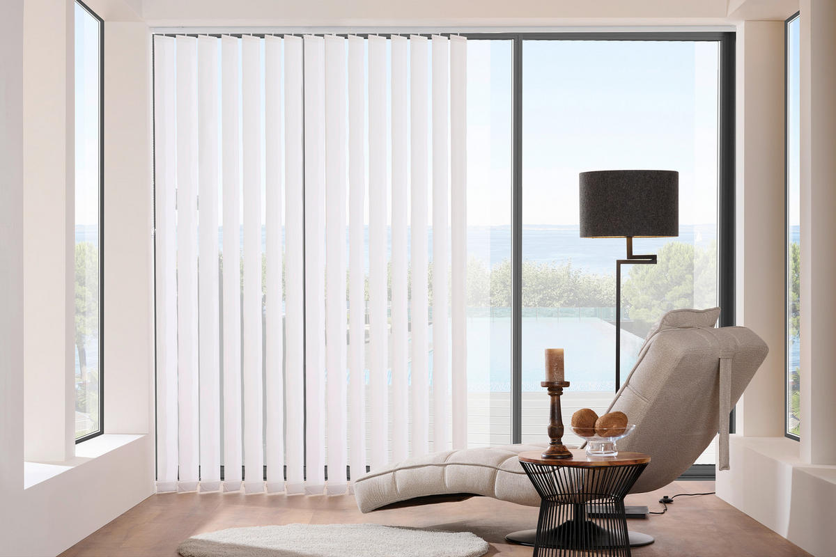 VERTIKALSCHIENE 100 cm  - Weiß, Basics, Kunststoff (100cm) - Homeware