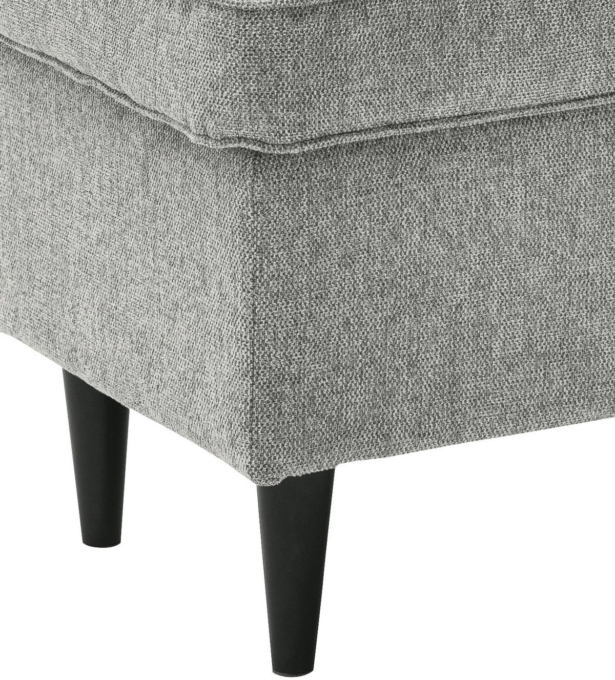 TABURE 63/43/42 cm  srebrna  - srebrna/crna, Osnovno, tekstil/pločasti materijal (63/43/42cm) - Hom`in