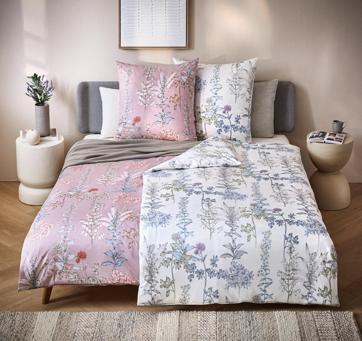 BETTWÄSCHE ATELIER Interlock-Jersey 155/220 cm  - Mauve, Design, Textil (155/220cm) - Estella