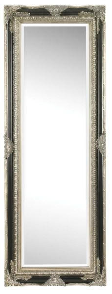 OGLEDALO ZIDNO  60/160/6,1 cm     - srebrne boje/crna, Lifestyle, drvo (60/160/6,1cm) - Landscape