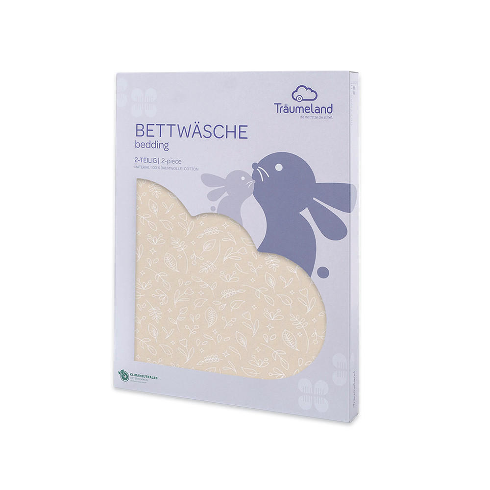 KINDERBETTWÄSCHE 80/80 cm  - Beige, Basics (80/80cm) - Träumeland