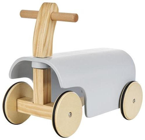 LÁBBAL HAJTHATÓ JÁRMŰ - natúr/szürke, Design, fa (46,8/21,5/37cm) - My Baby Lou