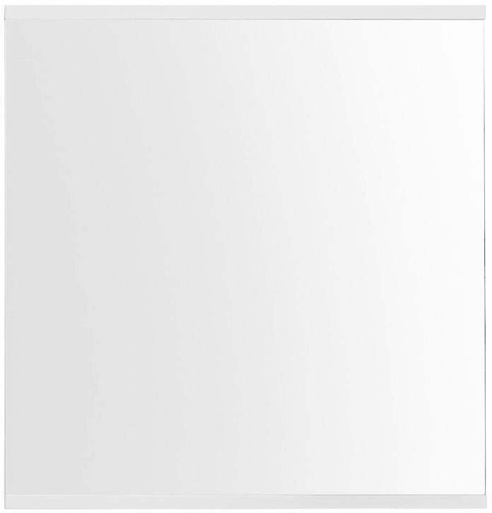 WANDSPIEGEL 75/78/3 cm  - Klar/Weiss, Design, Glas/Holzwerkstoff (75/78/3cm) - Voleo