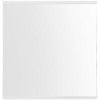 WANDSPIEGEL 75/78/3 cm  - Klar/Weiss, Design, Glas/Holzwerkstoff (75/78/3cm) - Voleo