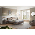BOXSPRINGBETT 180/200 cm  in Hellbraun  - Hellbraun/Schwarz, Design, Textil/Metall (180/200cm) - Johann Jakob