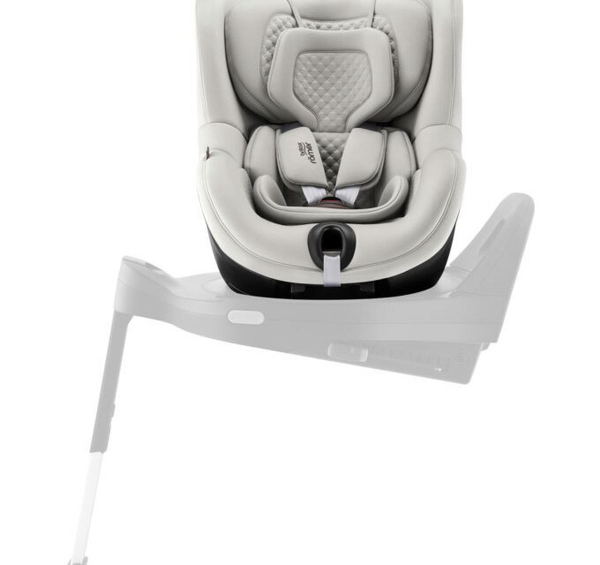 REBOARDER-KINDERSITZ DUALFIX 5Z  - Greige/Hellgrau, Basics, Kunststoff/Textil (44/48/74cm) - Britax Römer