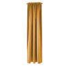 WÄRMESCHUTZVORHANG MILTON Verdunkelung 140/245 cm   - Dunkelgelb, Basics, Textil (140/245cm)
