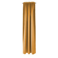 WÄRMESCHUTZVORHANG MILTON Verdunkelung 140/245 cm   - Dunkelgelb, Basics, Textil (140/245cm)