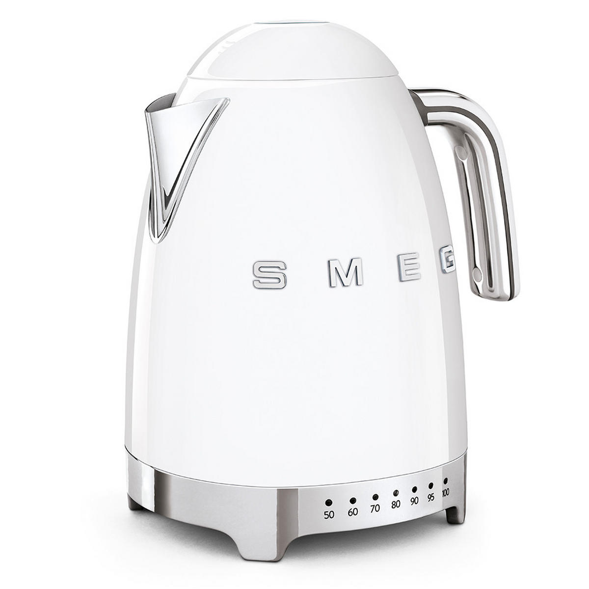 WASSERKOCHER 1,7 l  - Weiß Hochglanz, Design, Metall (22,30/28/17,10cm) - SMEG