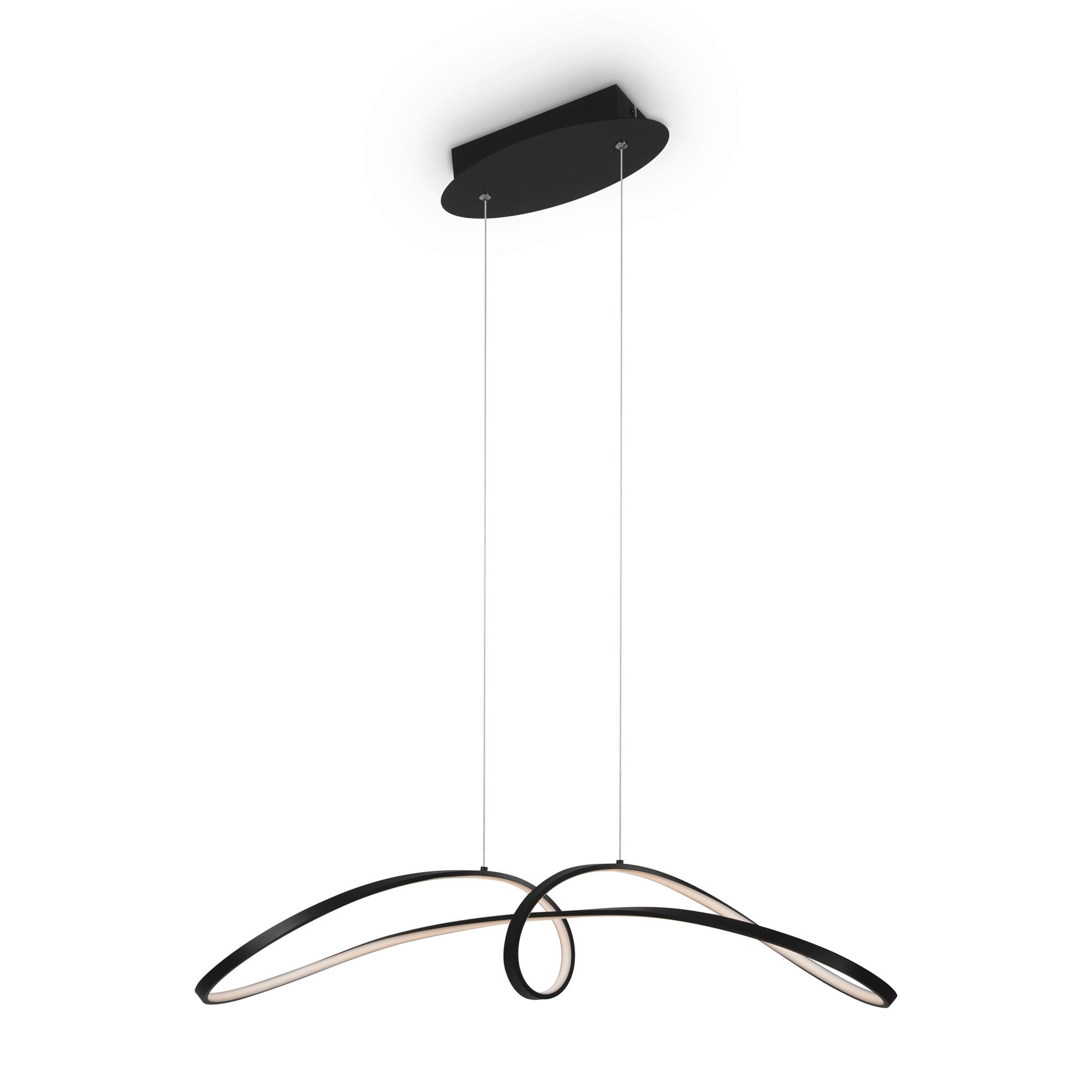 PENDELLEUCHTE 93/23/29 cm    - Schwarz, Trend, Metall (93/23/29cm) - MAYTONI
