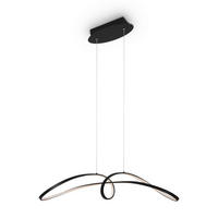 PENDELLEUCHTE 93/23/29 cm    - Schwarz, Trend, Metall (93/23/29cm) - MAYTONI