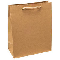 GESCHENKTASCHE  - Braun, Basics, Papier (18/23/10cm)