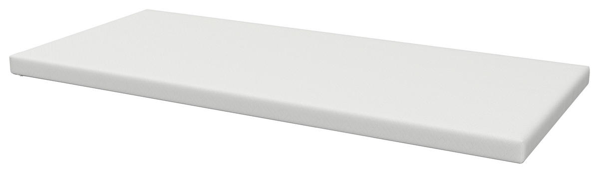 TOPPER 160/200 cm Höhe ca. 5 cm  - Weiß, Basics, Textil (160/200cm) - Chameo