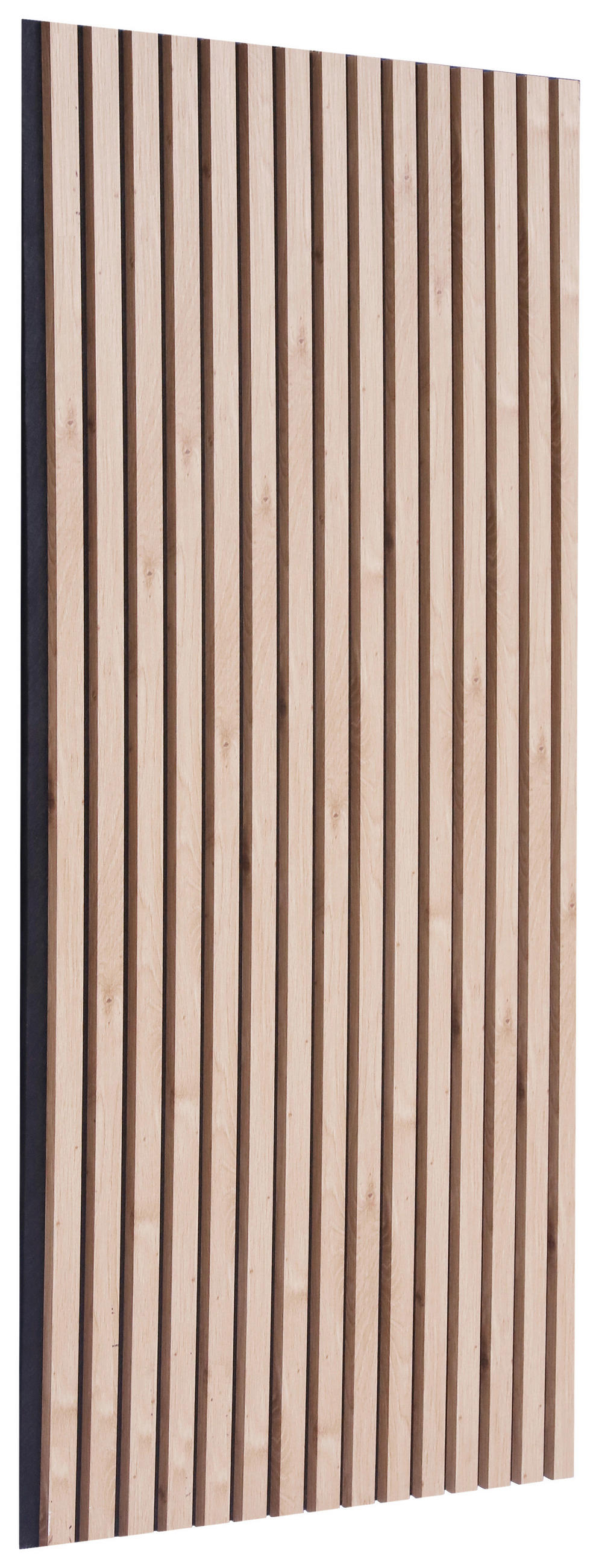 AKUSTIKPANEEL Nachbildung, Echtholz 60/120/2,1 cm  - Schwarz/Eiche Artisan, Trend, Holz/Holzwerkstoff (60/120/2,1cm) - Boxxx