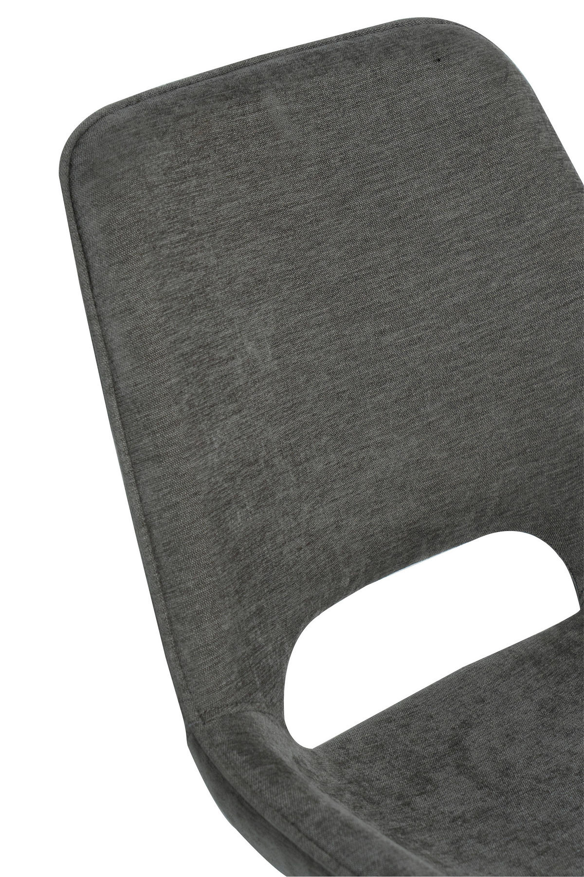 STUHL   Samt  Grau  - Grau, MODERN, Textil/Metall (50/86/62cm) - Livetastic