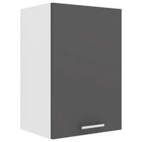 KÜCHENOBERSCHRANK 40/60/31 cm  in Anthrazit, Weiß  - Anthrazit/Alufarben, KONVENTIONELL, Holzwerkstoff/Metall (40/60/31cm) - MID.YOU