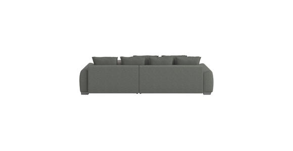 ECKSOFA in Mikrofaser Blau, Grau  - Chromfarben/Blau, Design, Kunststoff/Textil (320/226cm) - Carryhome