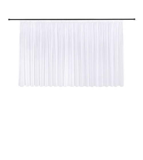 FERTIGSTORE  transparent  450/150 cm   - Weiß, Basics, Textil (450/150cm)