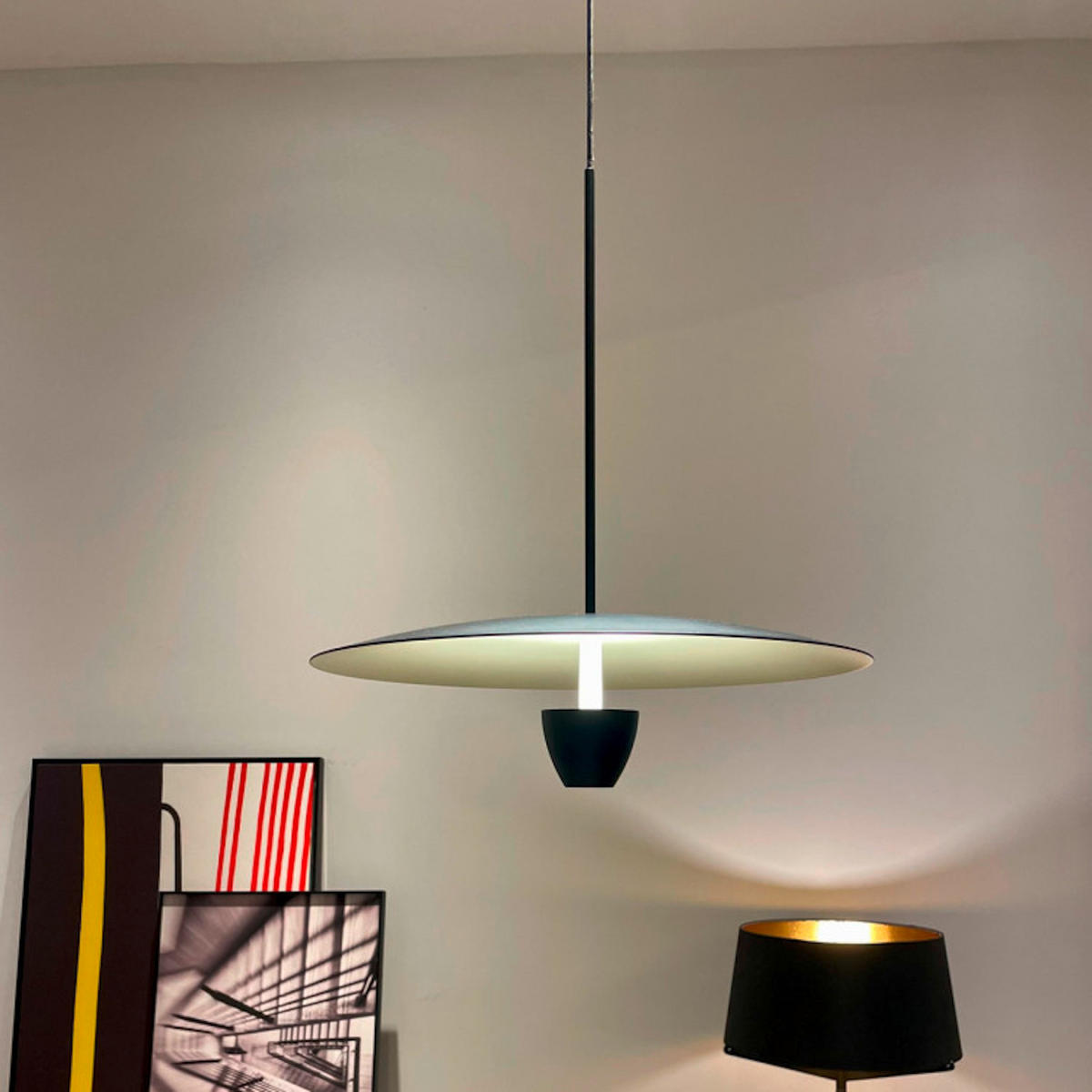 LED-HÄNGLAMPA Ufo 30/120 cm  - svart, Design, metall (30/120cm)