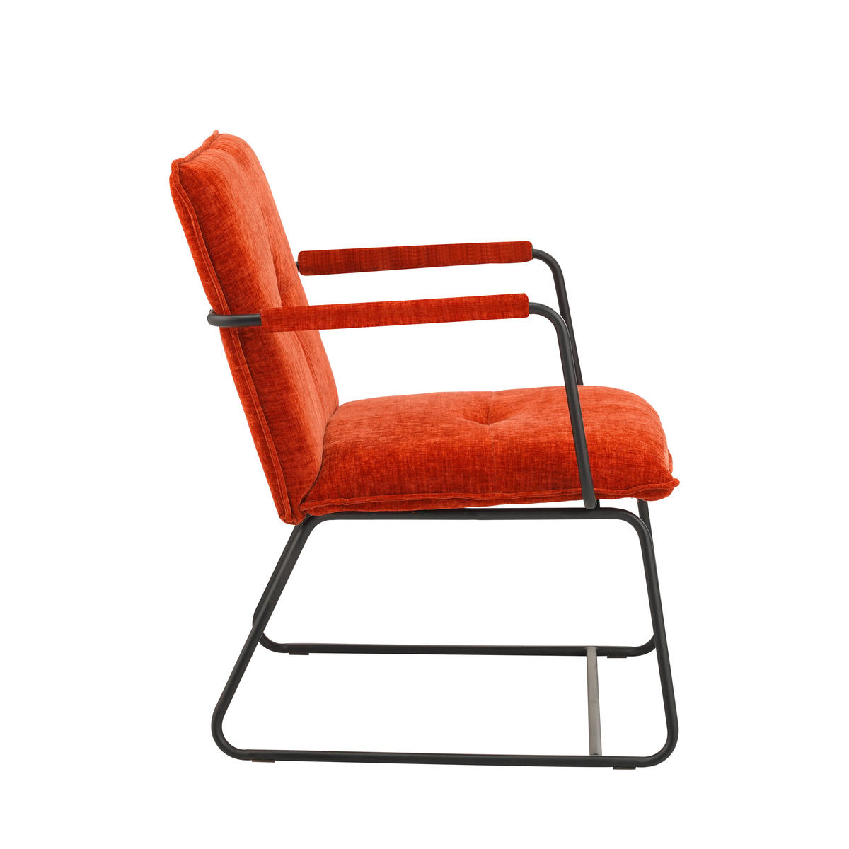 KŘESLO, textil, měděné barvy - měděné barvy/černá, Moderní, kov/textil (65/80/68cm) - MID.YOU