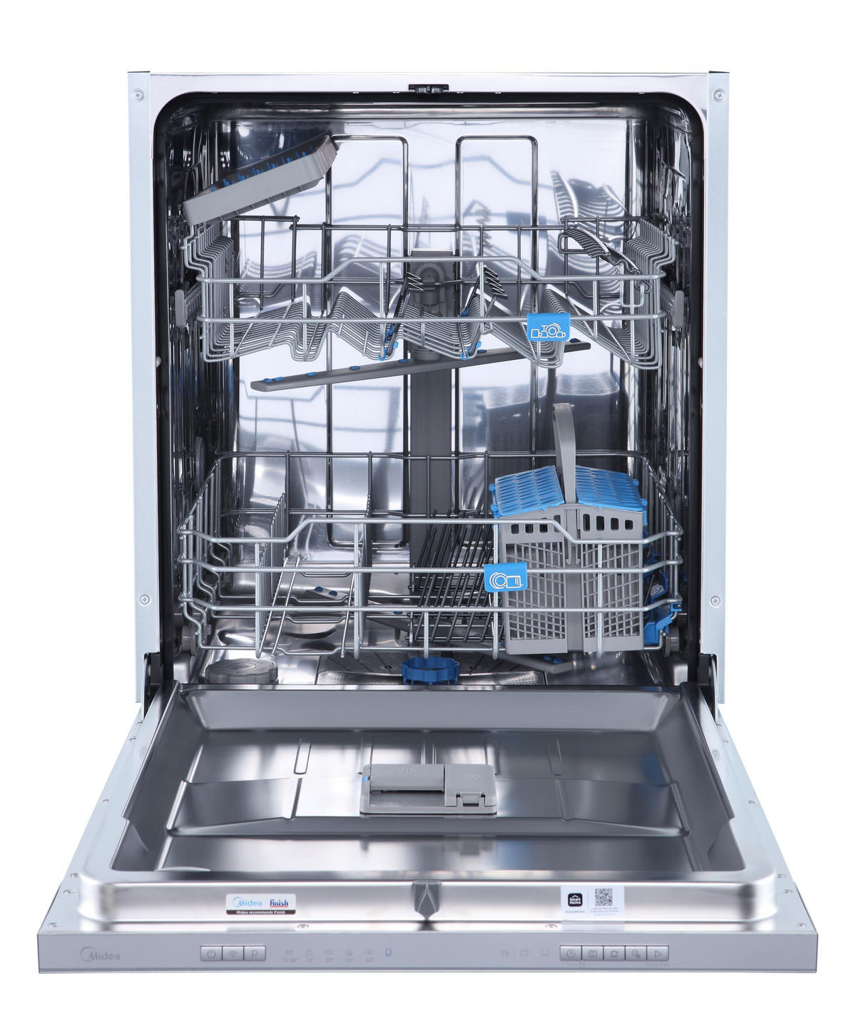 GESCHIRRSPÜLER MDWEB1303MS-W  - Edelstahlfarben, Basics, Metall (59,8/81,5/55cm) - Midea