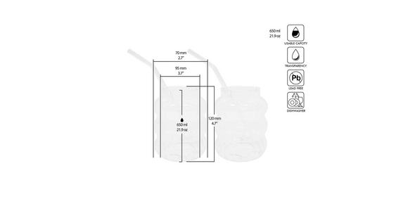 GLÄSERSET 4-teilig  - Klar, Trend, Glas - Novel