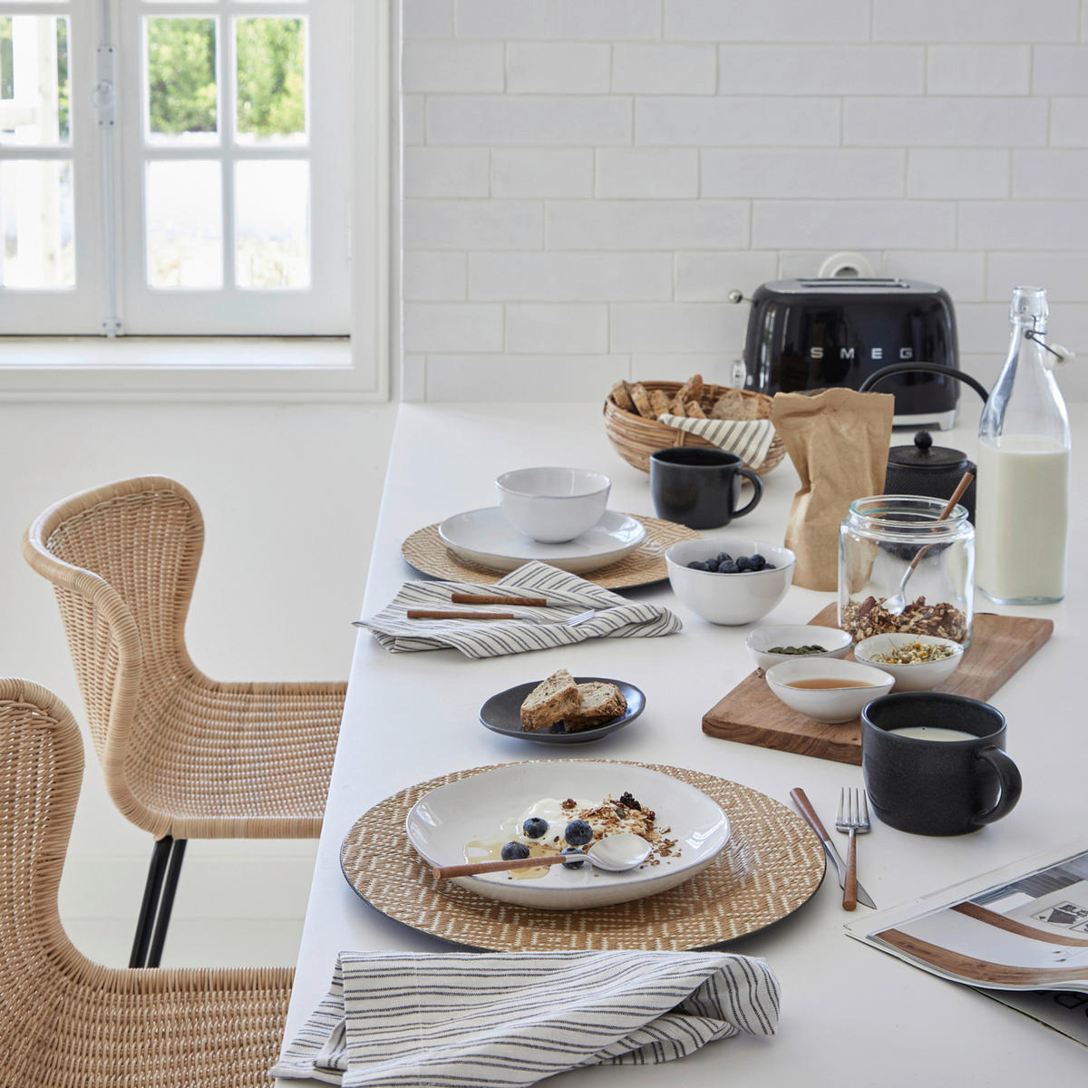 KOMBISERVICE Weiß LIVIA 12-teilig 4 Personen  - Weiß, Basics, Keramik - Costa Nova