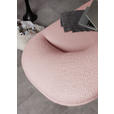2-SITZER-SOFA in Flachgewebe Rosa  - Schwarz/Rosa, KONVENTIONELL, Kunststoff/Textil (223/79/94cm) - Carryhome