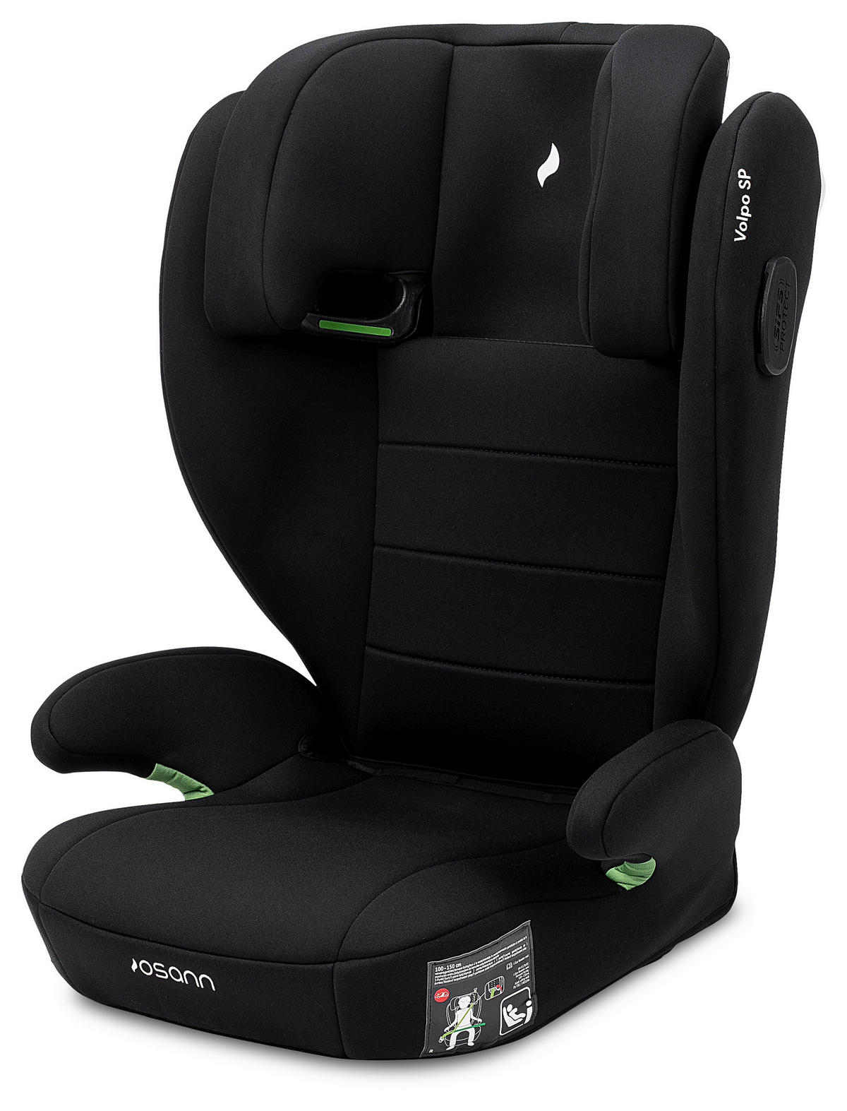 KINDERAUTOSITZ Volpo SP  - Schwarz, Basics, Kunststoff (43/77/37cm) - Osann
