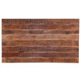 ESSTISCH in Holz 180/90/76 cm  - Schwarz/Braun, LIFESTYLE, Holz/Metall (180/90/76cm) - Landscape