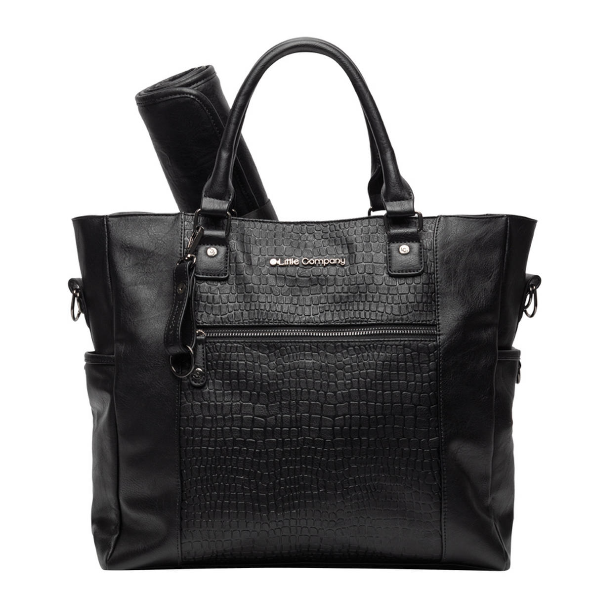 TORBA ZA PREVIJANJE  Little Company   - crna, Trend, tekstil/plastika (35/38/14cm)