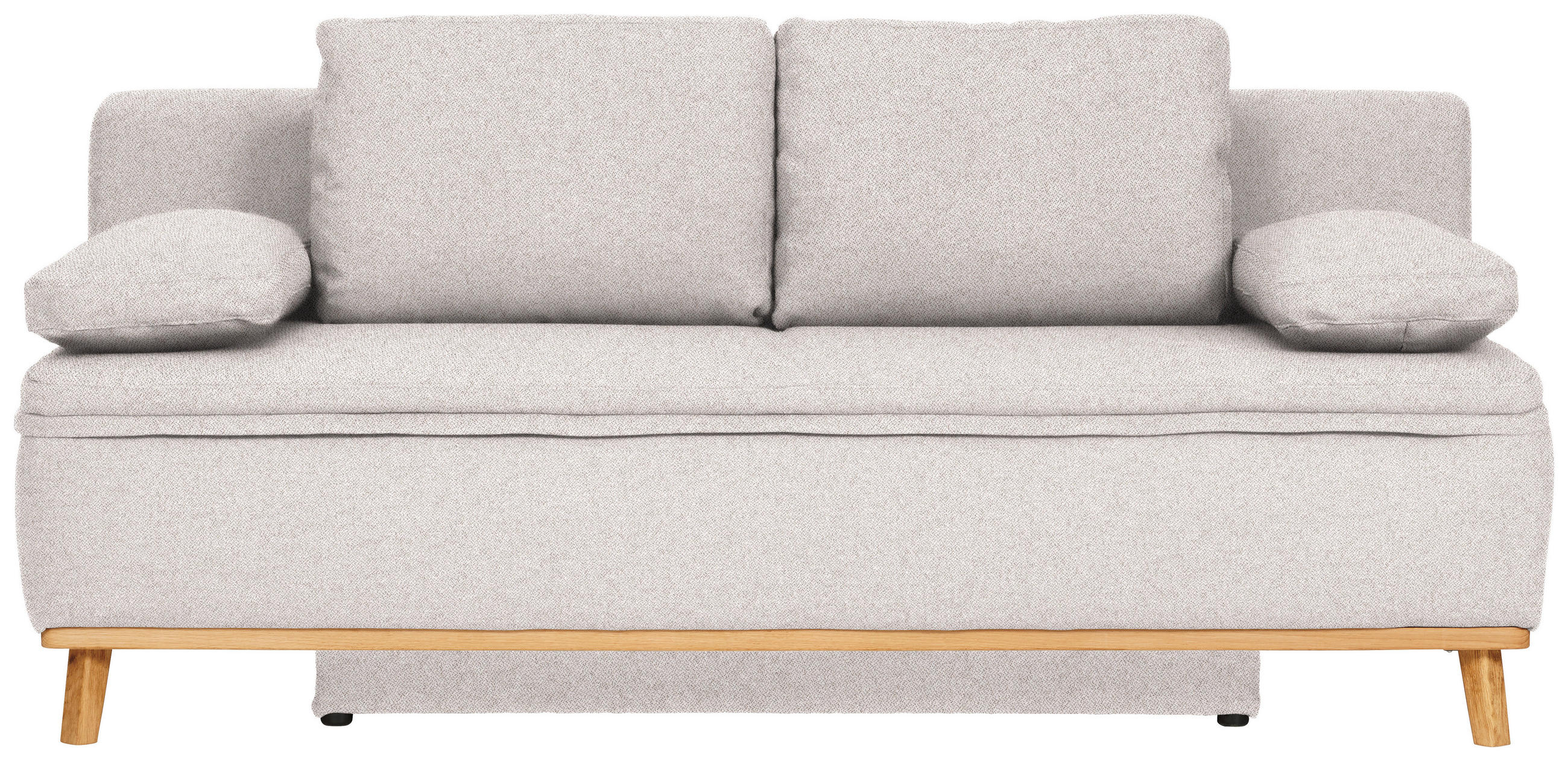 SCHLAFSOFA in Webstoff Naturfarben  - Naturfarben, KONVENTIONELL, Holz/Textil (203/95/96cm) - Venda