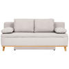 SCHLAFSOFA in Webstoff Naturfarben  - Naturfarben, KONVENTIONELL, Holz/Textil (203/95/96cm) - Venda