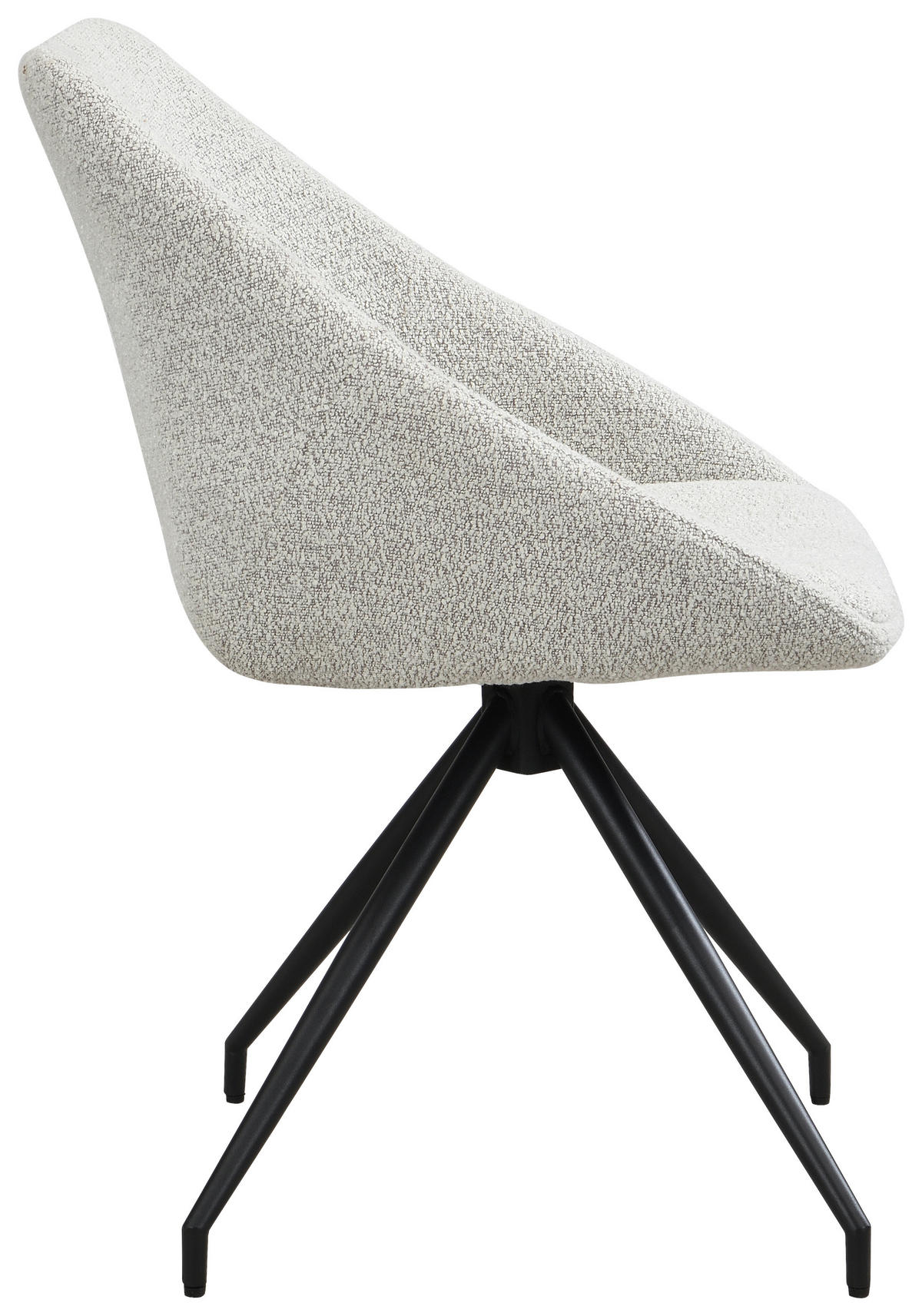 SZÉK fém, textil krémszínű  - krémszínű/fekete, Trend, textil/fém (56/79/60cm) - Xora