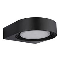LED-AUßENLEUCHTE 16/6,6 cm   - Schwarz/Weiß, Design, Kunststoff/Metall (16/6,6cm) - Globo