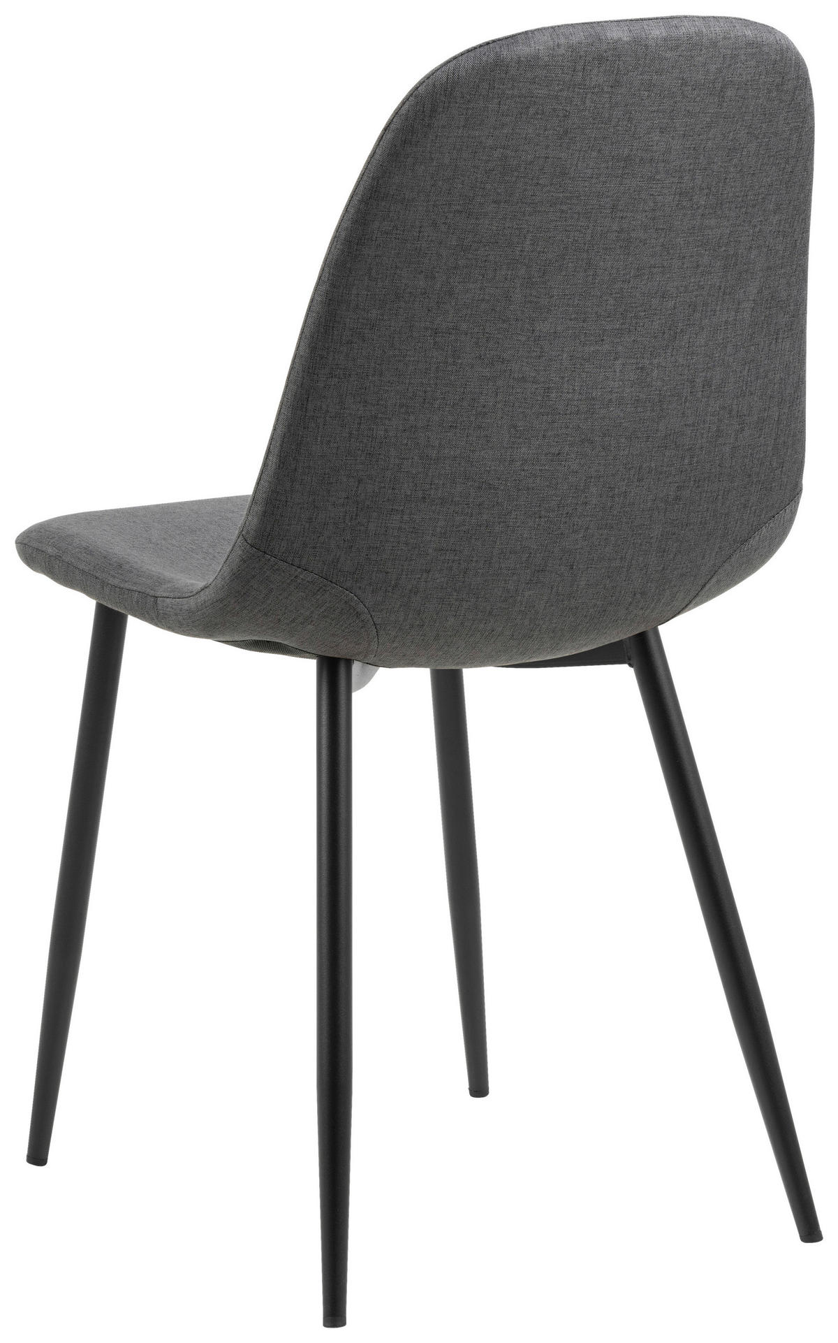SCAUN in textil negru, gri închis  - gri închis/negru, Trend, metal/textil (44/86/54cm) - Carryhome