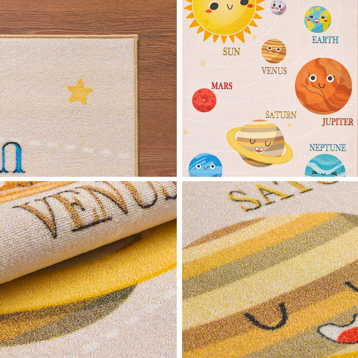 KINDERTEPPICH 120/170 cm PLAY  - Beige, Design, Kunststoff/Textil (120/170cm) - Ben'n'jen