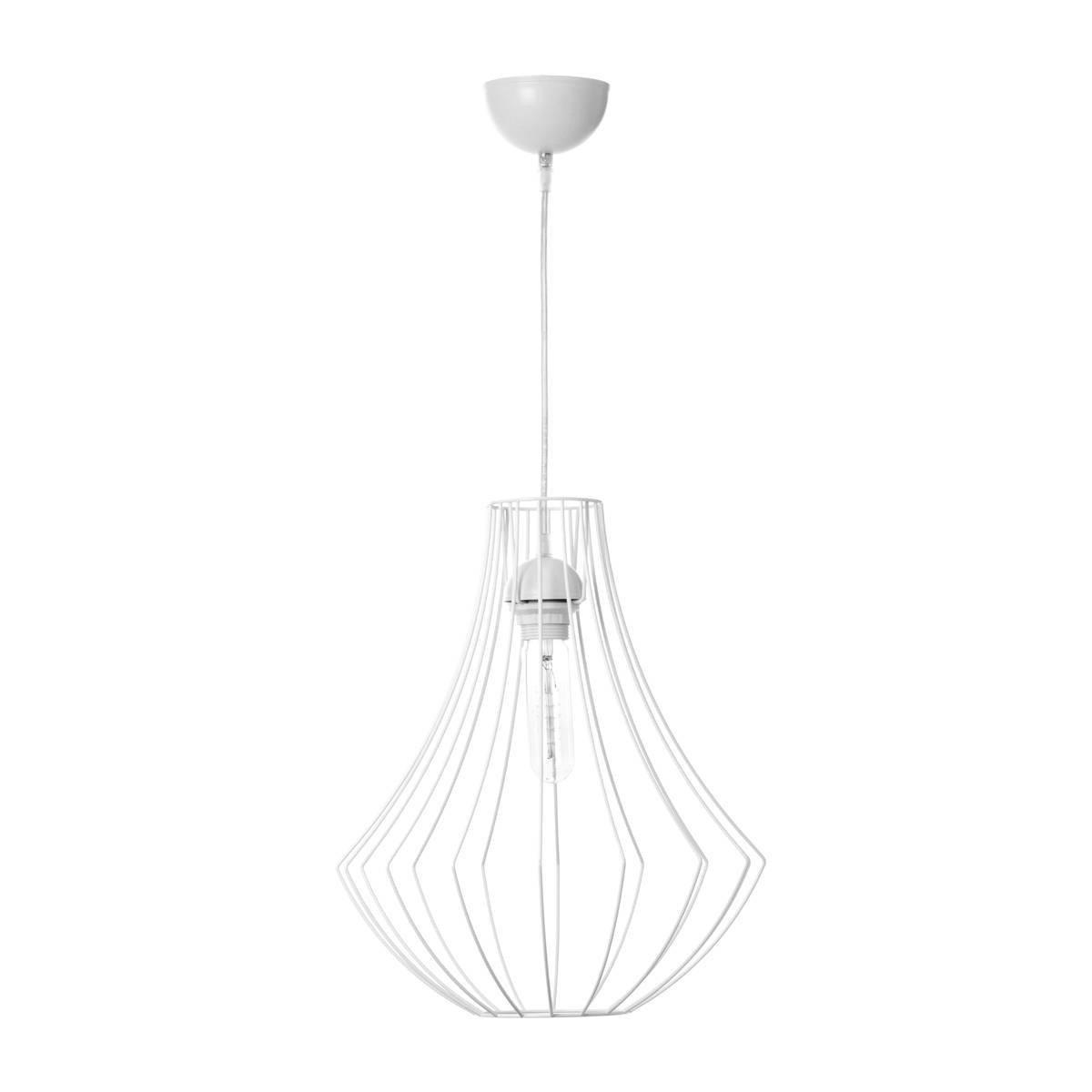 ZÁVĚSNÉ SVÍTIDLO,  32/40/32 cm - bílá, Trend, kov (32/40/32cm) - P & B