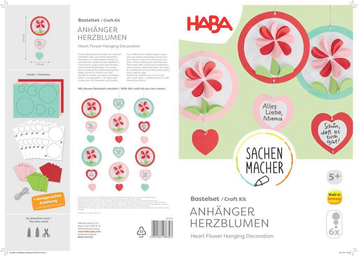 BASTELSET - Multicolor, Basics, Papier (25,0/10,0/35,0cm) - Haba
