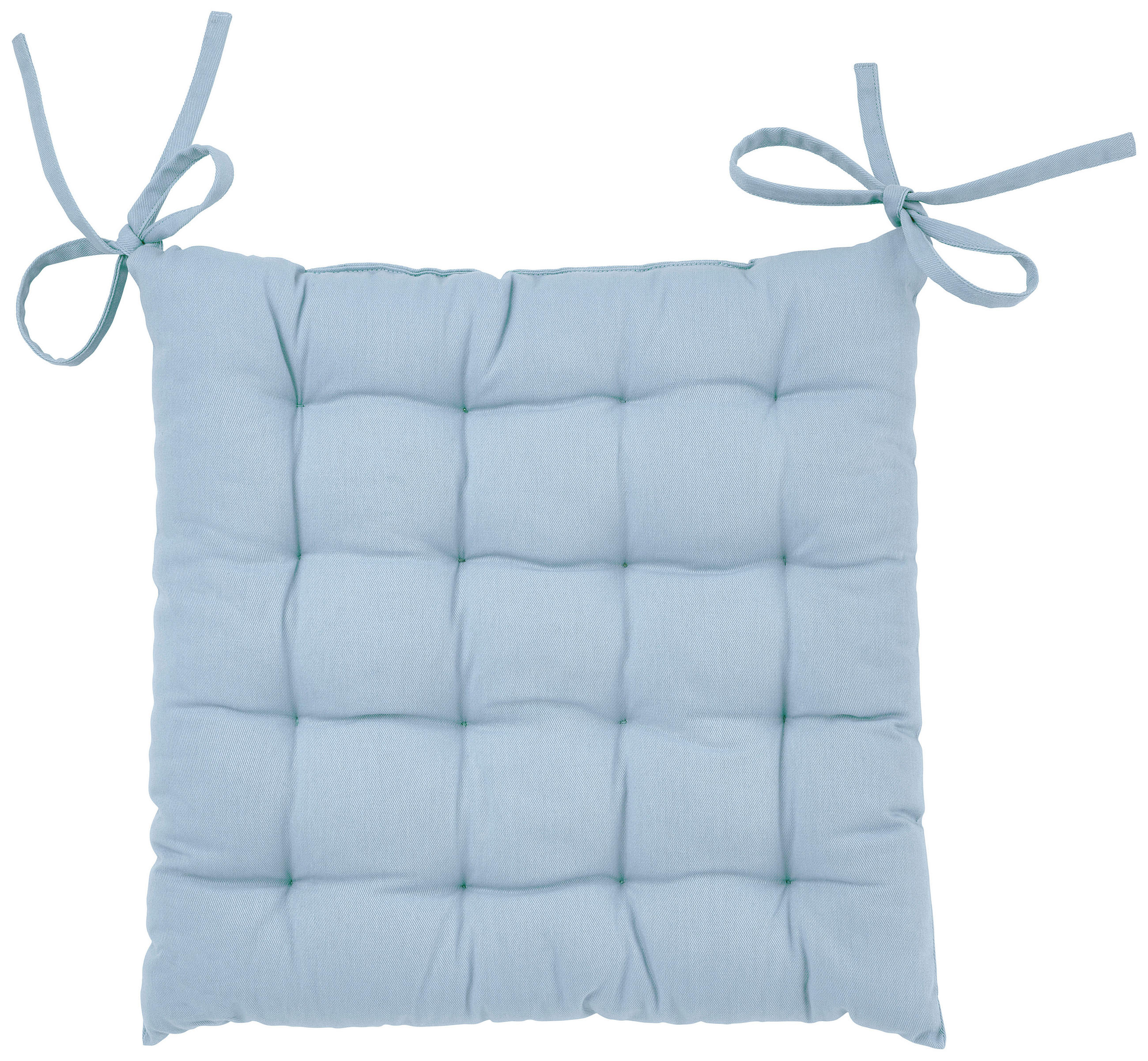 JASTUK ZA SEDENJE svetloplava 40/40 cm  - svetloplava, Dizajnerski, tekstil (40/40cm) - Novel
