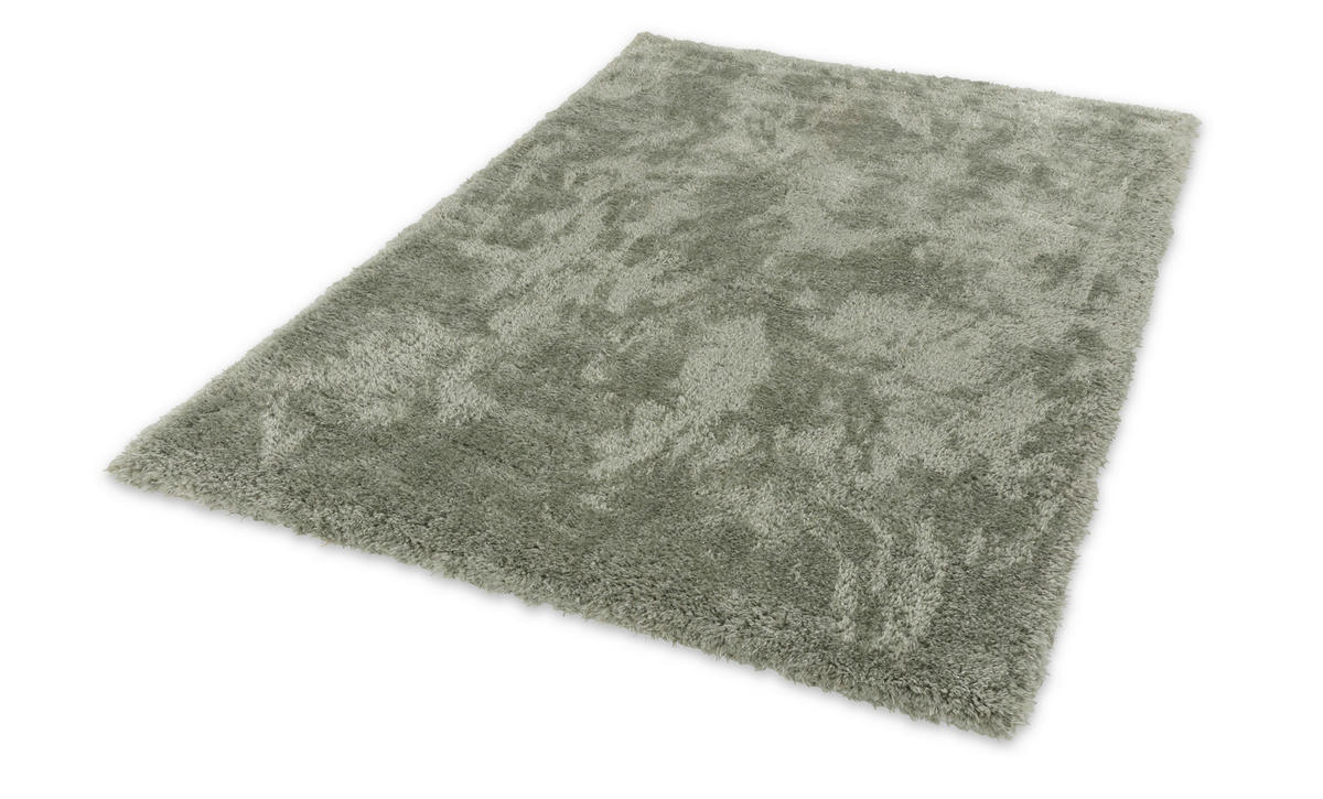 HOCHFLORTEPPICH 80/150 cm Heaven Salbeigrün  - Salbeigrün, KONVENTIONELL, Textil (80/150cm) - Schöner Wohnen