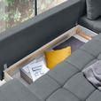 ECKSOFA Blau, Grau Webstoff  - Blau/Schwarz, Design, Textil/Metall (315/212cm) - Carryhome